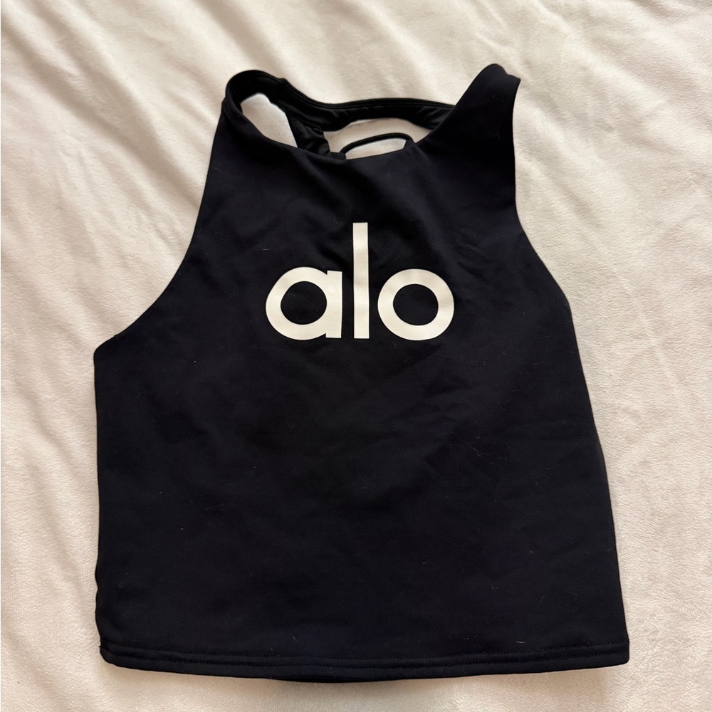 Alo Black Tank Top
